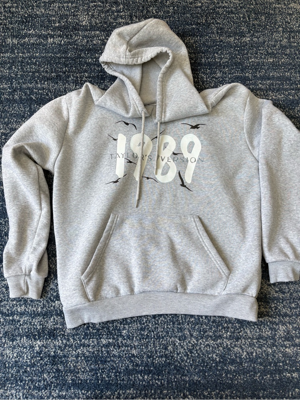Taylor Swift Gray 1989 Hoodie Sweatshirt